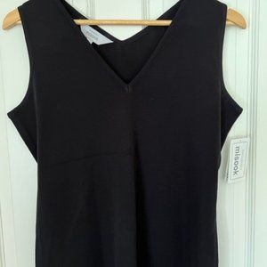 NWT Misook Double V Knit Tank Top